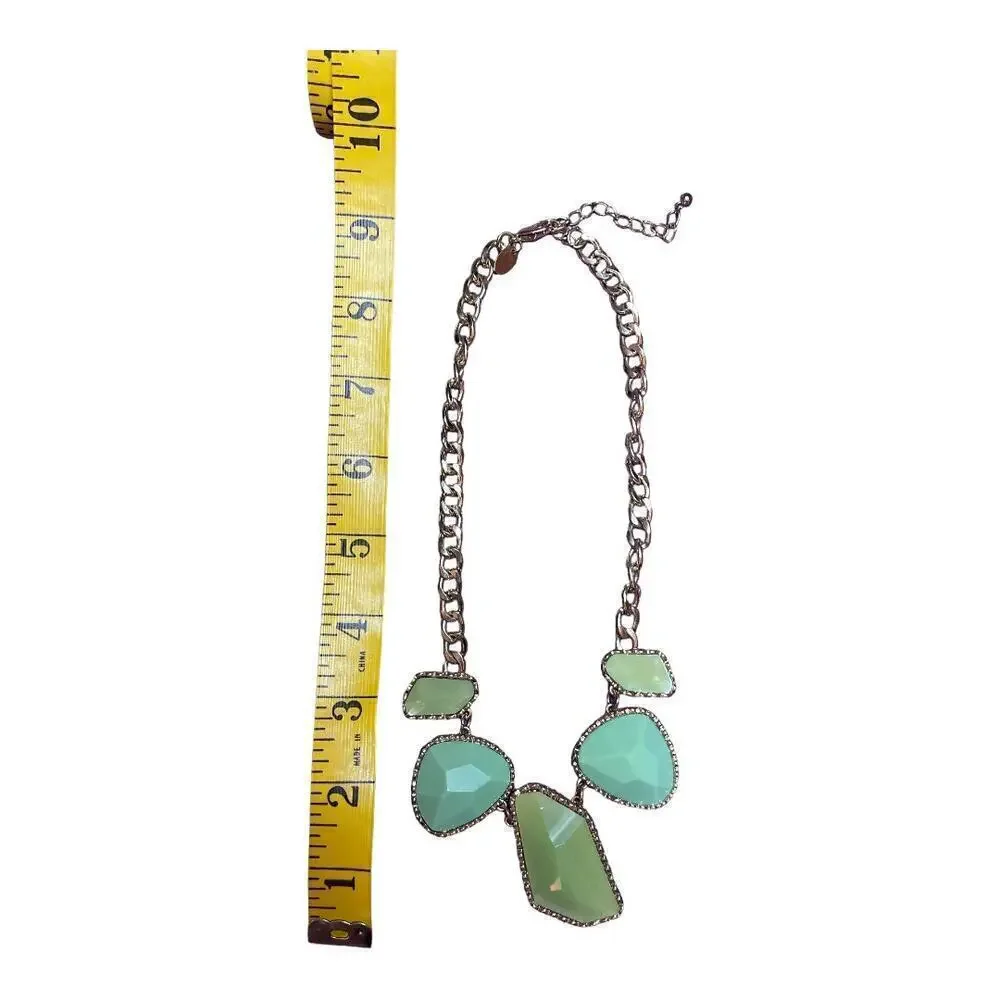 Green Stone Gold Necklace Women's Jewelry 9